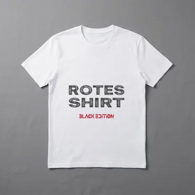 Sarkasmus Black Edition Rotes T-Shirt – Klassisches T-Shirt in Schwarz