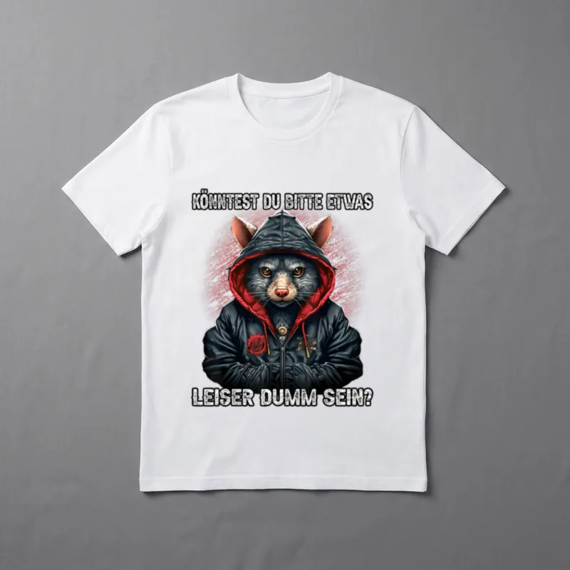 Könntest du bitte etwas leiser T-Shirt – Klassisches T-Shirt in Schwarz