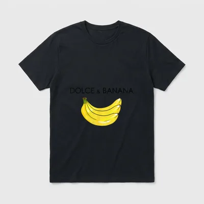 Lustiges And Banana Bananen Grafik T-Shirt – Klassisches T-Shirt in Schwarz