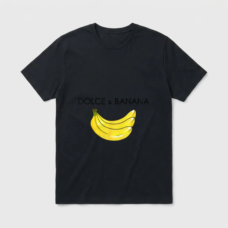 Lustiges And Banana Bananen Grafik T-Shirt – Klassisches T-Shirt in Schwarz