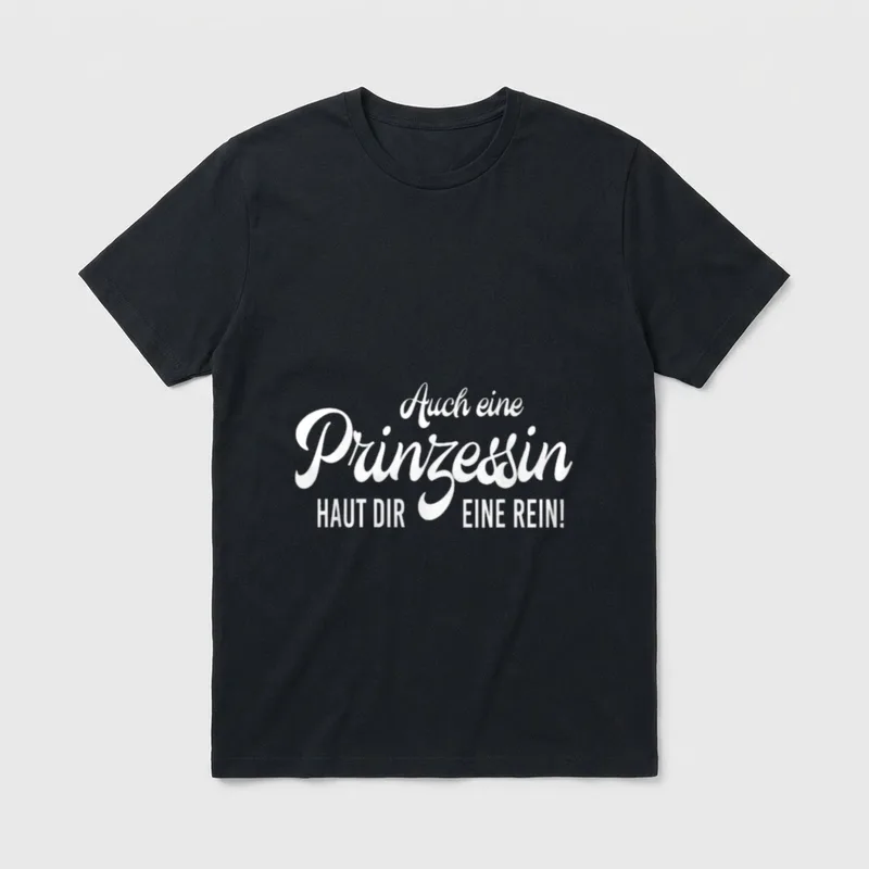 Prinzessin Lustiger Spruch Ironie T-Shirt – Klassisches T-Shirt in Schwarz