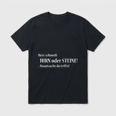 lustiger Sarkasmus Spruch T-Shirt – Klassisches T-Shirt in Schwarz