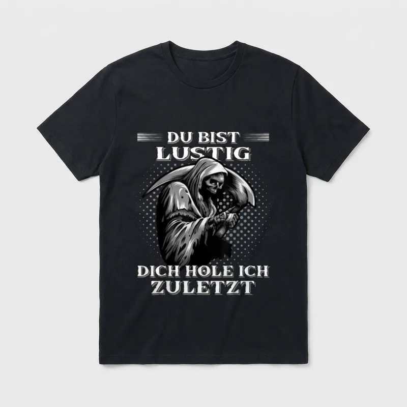 Lustiger Sarkasmus Spruch Du T-Shirt – Klassisches T-Shirt in Schwarz