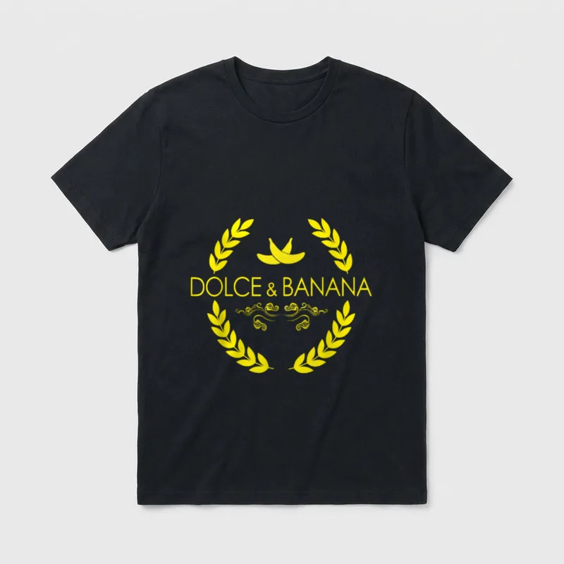 Lustiges And Banana Bananen Sarkasmus & Ironie T-Shirt – Klassisches T-Shirt in Schwarz