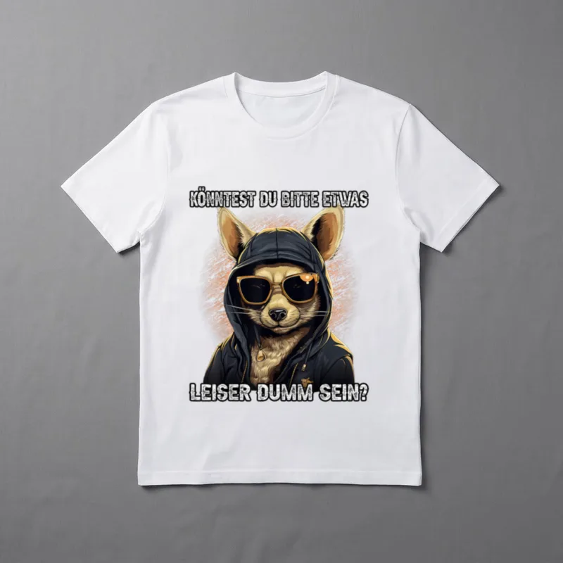 Könntest du bitte etwas Sarkasmus & Ironie T-Shirt – Klassisches T-Shirt in Schwarz