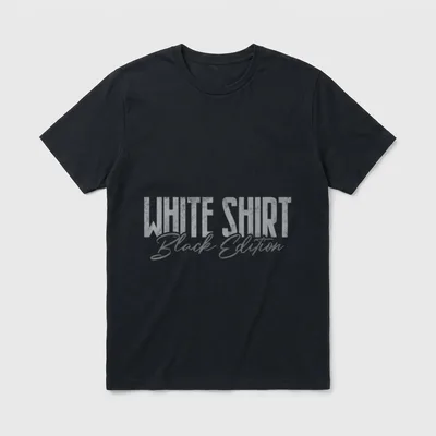 White Black Edition Lustige Sarkastische T-Shirt – Klassisches T-Shirt in Schwarz