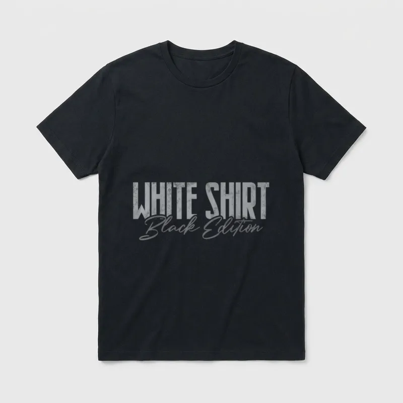 White Black Edition Lustige Sarkastische T-Shirt – Klassisches T-Shirt in Schwarz