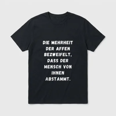Sarkastische Lustige Sprüche Sarkasmus & Ironie T-Shirt – Klassisches T-Shirt in Schwarz