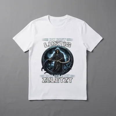 Du bist lustig T-Shirt – Klassisches T-Shirt in Schwarz