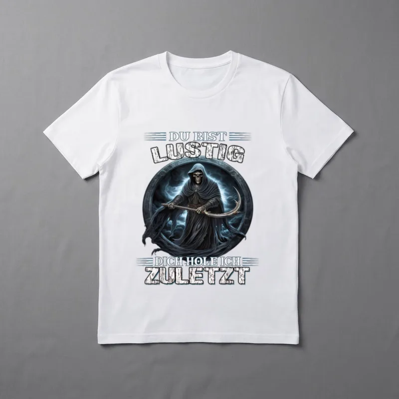 Du bist lustig T-Shirt – Klassisches T-Shirt in Schwarz