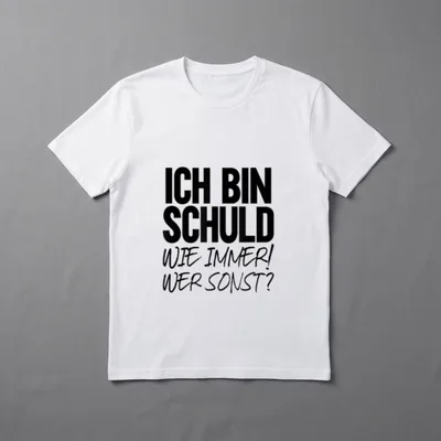 Sarkasmus Humor T-Shirt – Klassisches T-Shirt in Schwarz