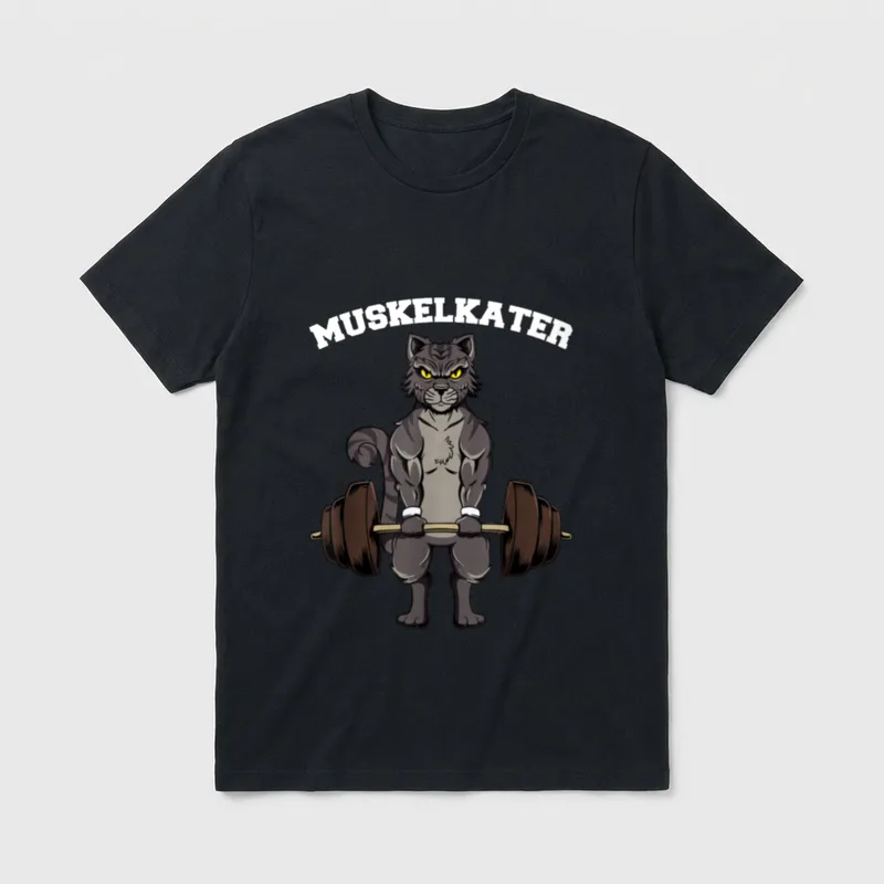 Muskelkater Fitness Gym Workout T-Shirt – Klassisches T-Shirt in Schwarz