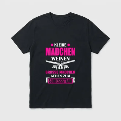 Schützenverein Schützen Sportschütze Spruch T-Shirt – Klassisches T-Shirt in Schwarz