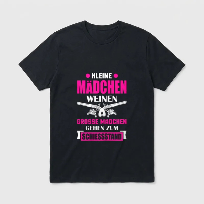 Schützenverein Schützen Sportschütze Spruch T-Shirt – Klassisches T-Shirt in Schwarz
