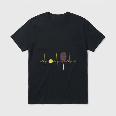 Tennisspieler Sprüche Tennis Sport T-Shirt – Klassisches T-Shirt in Schwarz