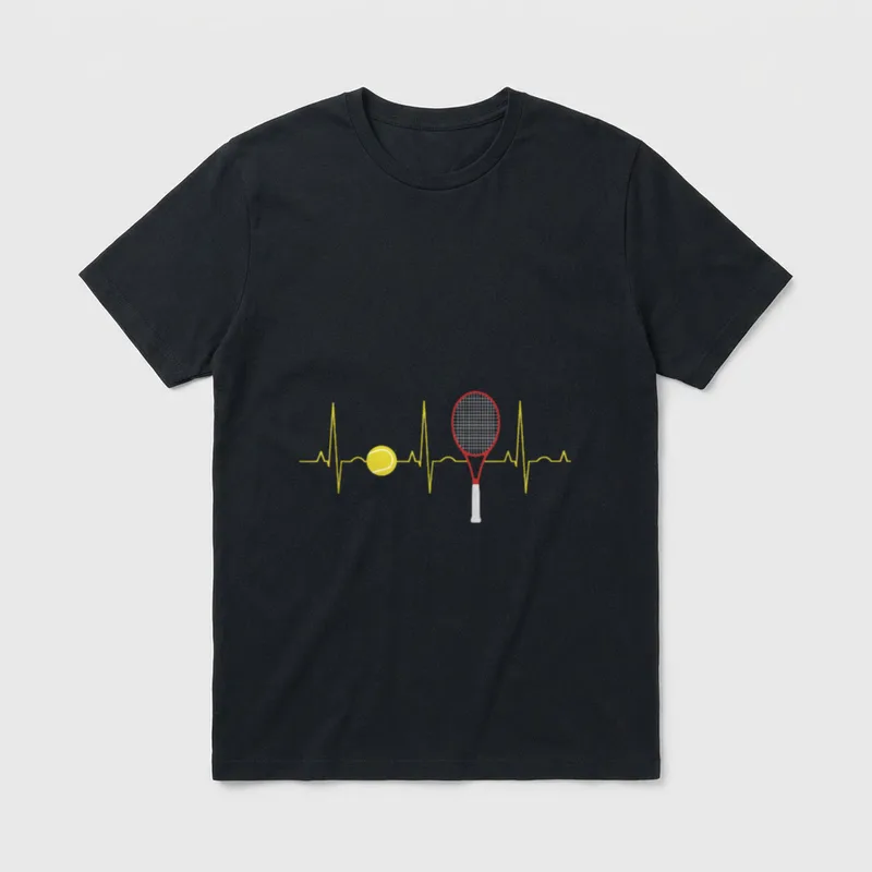 Tennisspieler Sprüche Tennis Sport T-Shirt – Klassisches T-Shirt in Schwarz