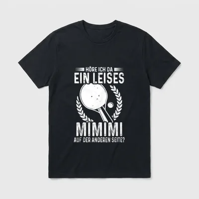 Lustiger Tischtennis Spruch Tischtennisspieler T-Shirt – Klassisches T-Shirt in Schwarz