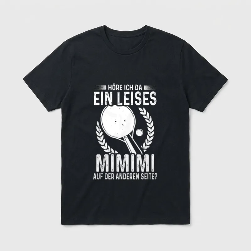 Lustiger Tischtennis Spruch Tischtennisspieler T-Shirt – Klassisches T-Shirt in Schwarz