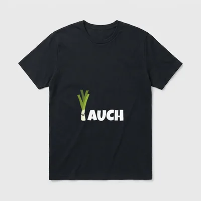 Lauch Lustiges Fitness dünn T-Shirt – Klassisches T-Shirt in Schwarz