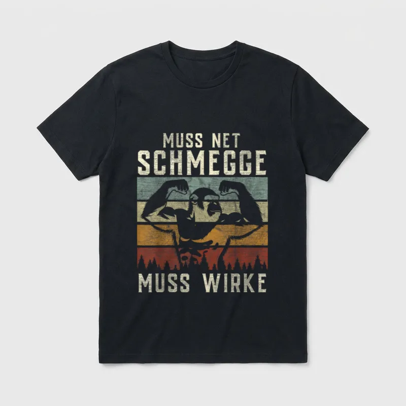 Bodybuilding Lustig Muskeln Fitness T-Shirt – Klassisches T-Shirt in Schwarz