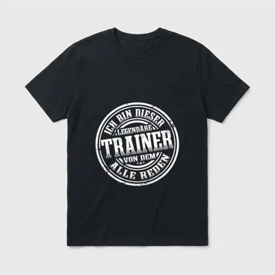 Witzige Sport Trainer Geschenke T-Shirt – Klassisches T-Shirt in Schwarz