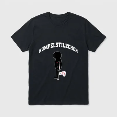Humpelstilzchen lustiges Sport T-Shirt – Klassisches T-Shirt in Schwarz