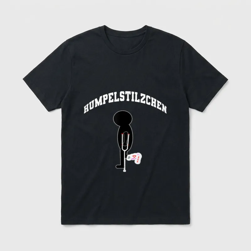 Humpelstilzchen lustiges Sport T-Shirt – Klassisches T-Shirt in Schwarz
