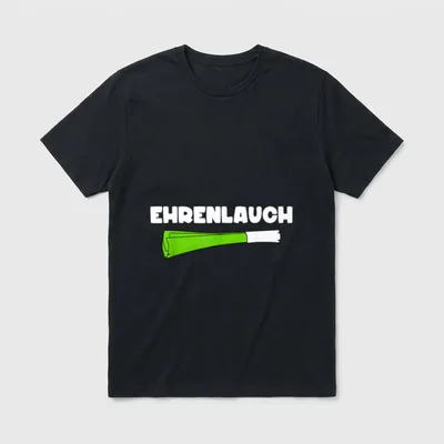 Ehrenlauch Lustiges Lauch Fitness T-Shirt – Klassisches T-Shirt in Schwarz
