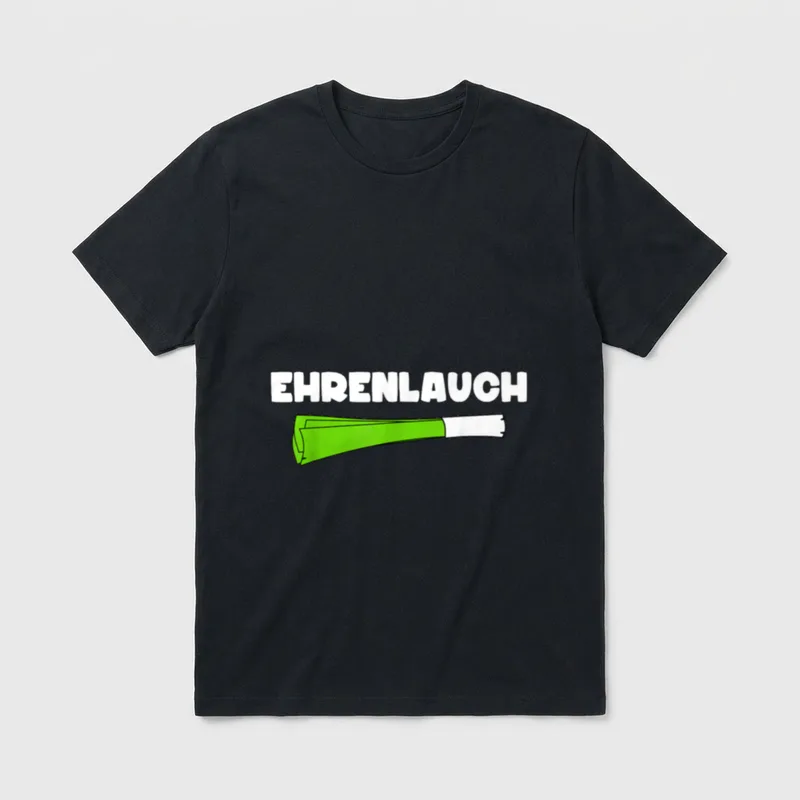 Ehrenlauch Lustiges Lauch Fitness T-Shirt – Klassisches T-Shirt in Schwarz