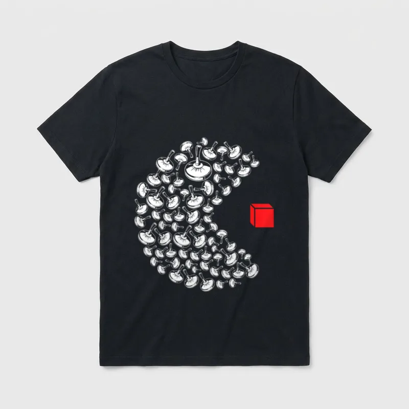 Lustiges Stockschießen Stocksport Eisstockschießen T-Shirt – Klassisches T-Shirt in Schwarz