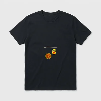 DDR Armee Sport Vereinigung T-Shirt – Klassisches T-Shirt in Schwarz