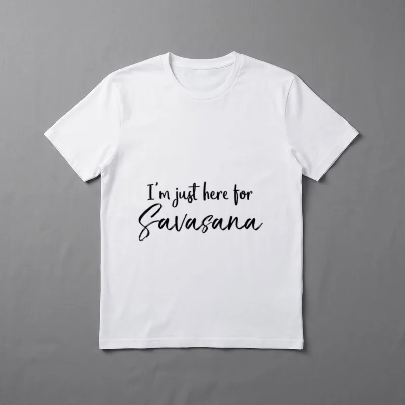 Funny Yoga Quote Workout T-Shirt – Klassisches T-Shirt in Schwarz
