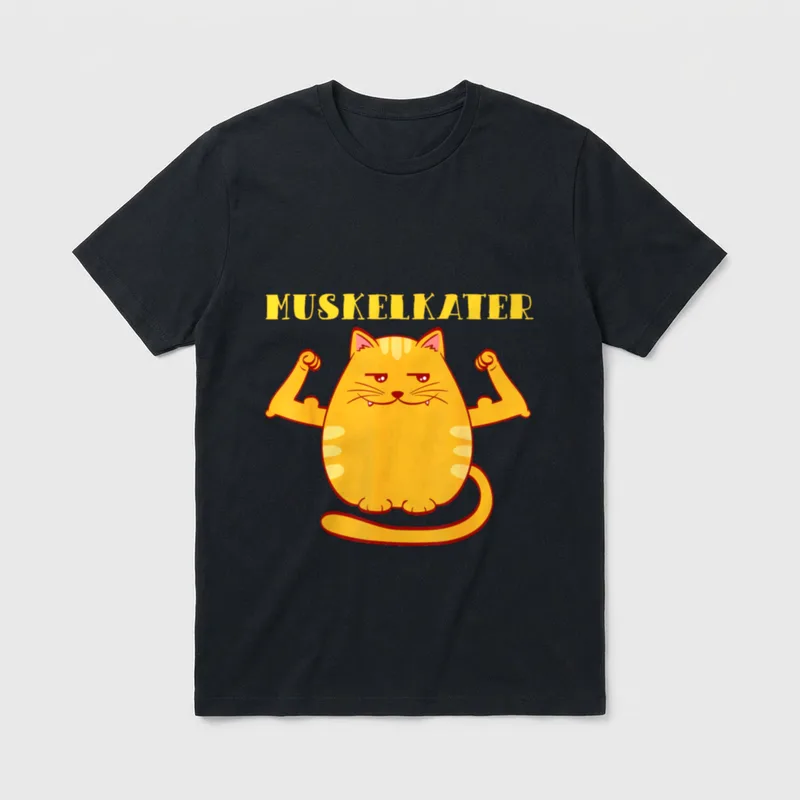 Lustiges Muskelkater Fitnessstudio Fitness T-Shirt – Klassisches T-Shirt in Schwarz
