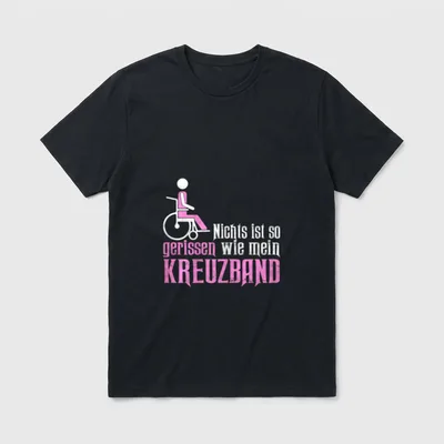 Lustiges Sportverletzung Kreuzbandriss Handball T-Shirt – Klassisches T-Shirt in Schwarz