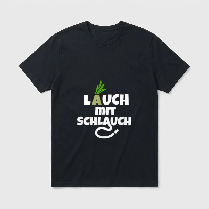 Lauch mit Schlauch Lustiges Sport & Fitness T-Shirt – Klassisches T-Shirt in Schwarz