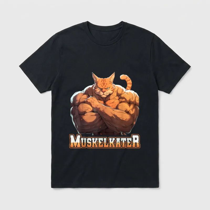 Muskelkater Bodybuilding Kraftsport lustiges T-Shirt – Klassisches T-Shirt in Schwarz