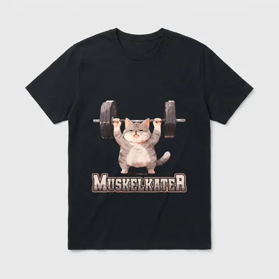Muskelkater Bodybuilding T-Shirt – Klassisches T-Shirt in Schwarz