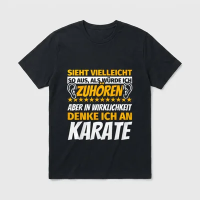 Karate Geschenke Sport lustiger T-Shirt – Klassisches T-Shirt in Schwarz
