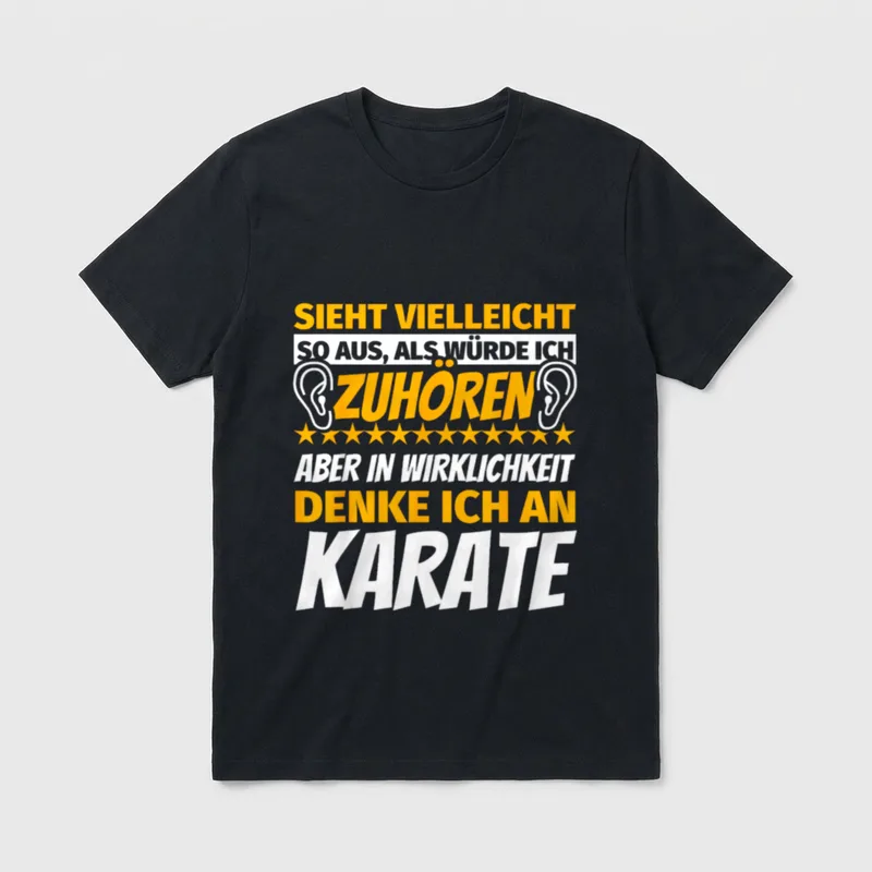 Karate Geschenke Sport lustiger T-Shirt – Klassisches T-Shirt in Schwarz