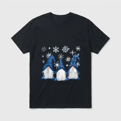Lustige Weihnachts-Wichtel Christmas Gnome T-Shirt – Klassisches T-Shirt in Schwarz