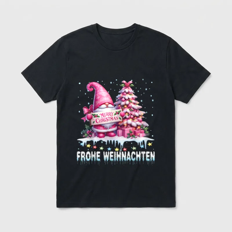 Lustiges Weihnachtsshirt Weihnachten Wichtel T-Shirt – Klassisches T-Shirt in Schwarz