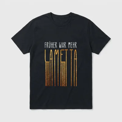 Lametta lustig Spruch Weihnachten T-Shirt – Klassisches T-Shirt in Schwarz