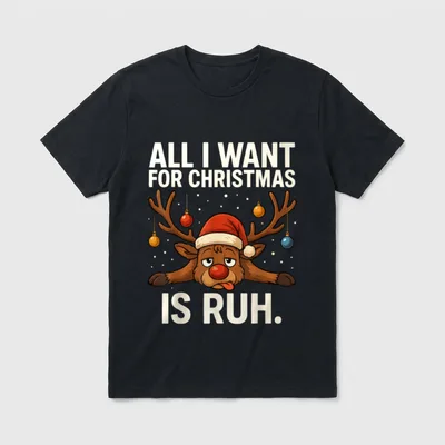 Weihnachts Christmas Spruch Weihnachten T-Shirt – Klassisches T-Shirt in Schwarz