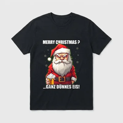 Weihnachts-Muffel Designs und Ideen T-Shirt – Klassisches T-Shirt in Schwarz