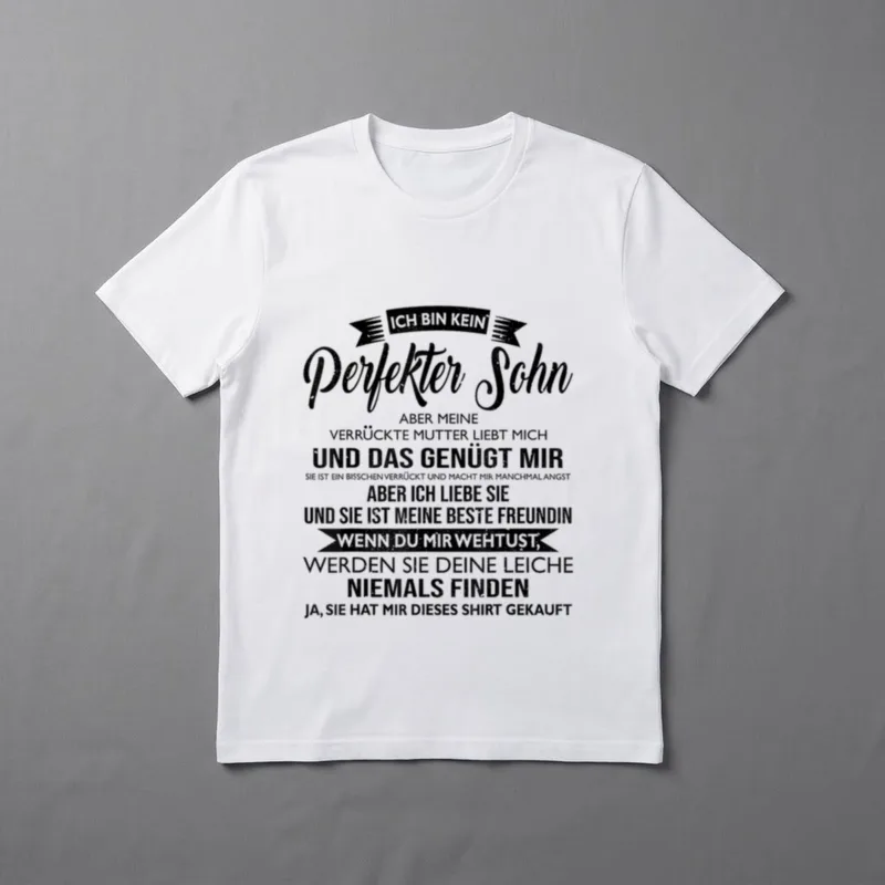 Lustiges Weihnachten Ich bin T-Shirt – Klassisches T-Shirt in Schwarz