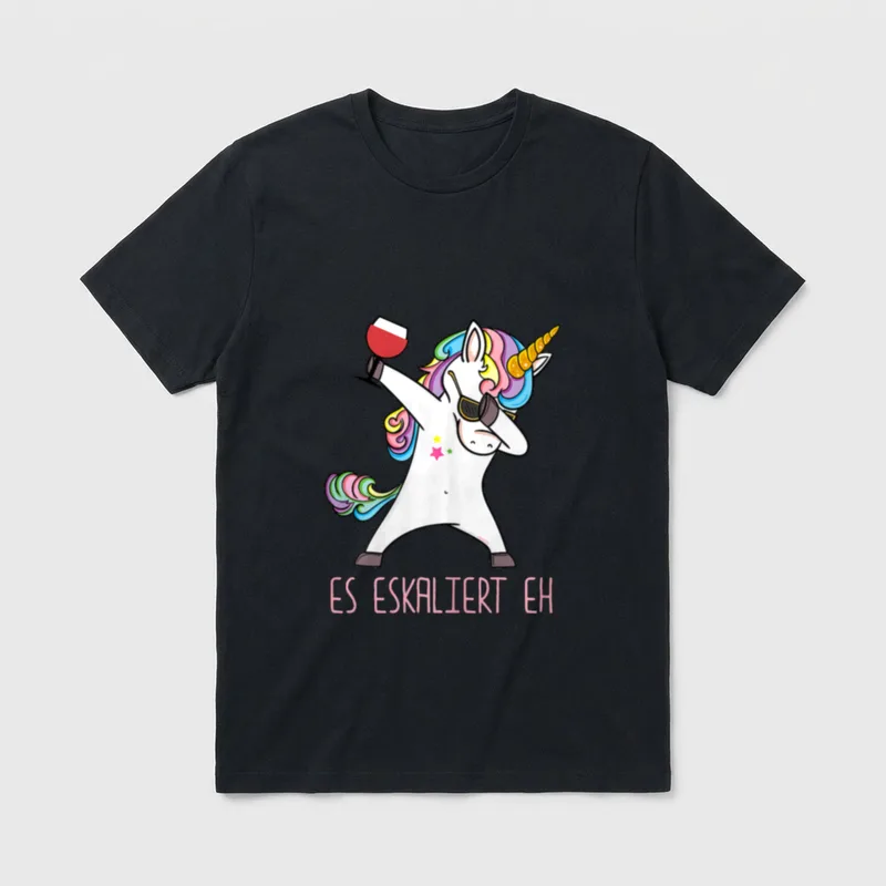 Es ekaliert Eh Dabbing T-Shirt – Klassisches T-Shirt in Schwarz