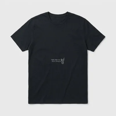 Kann Spuren von Mojito T-Shirt – Klassisches T-Shirt in Schwarz