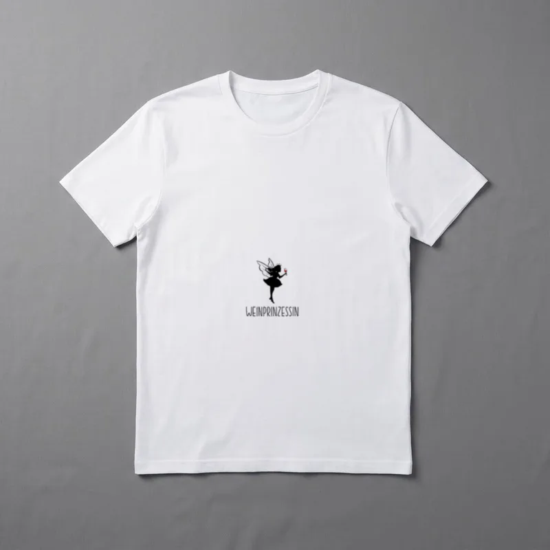 Weinprinzessin Fee Wein Weinliebhaber T-Shirt – Klassisches T-Shirt in Schwarz