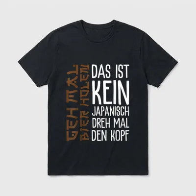 Lustige Bier Wein Schnaps Alkohol T-Shirt – Klassisches T-Shirt in Schwarz