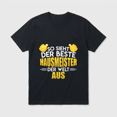 Der Beste Hausmeister T-Shirt – Klassisches T-Shirt in Schwarz